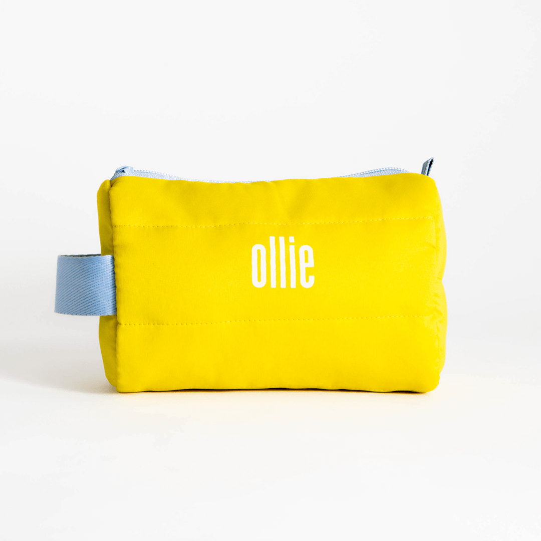 Borsa di bellezza gialla