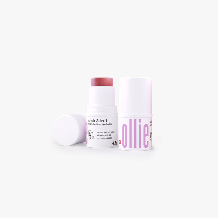 3 in 1 Stick Blush, Lipstick and Eyeshadow SPF 50+